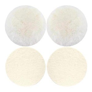 4 Pack 5" Wool Polishing Pads for Sanders