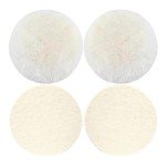 4 Pack 5" Wool Polishing Pads for Sanders