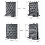 Drying Rack for Lab Glassware - 27 Pegs