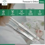 Essential 2PC Stainless Steel Forceps Set - 4.5