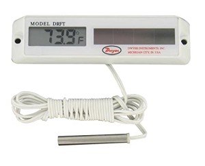 Dwyer DRFT-10 Solar Digital Thermometer with Probe