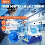 VEVOR Magnetic Stirrer Hot Plate with LED Screen