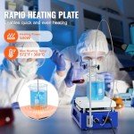 VEVOR Magnetic Stirrer Hot Plate with LED Screen