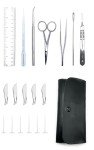 19-Piece Dissecting Kit with Leatherette Case