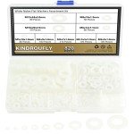 Nylon Flat Washers Assortment Kit - 820 Pieces