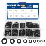 NINDEJIN Metric Flat Washer Assortment Kit (465 Pieces)