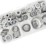 260-Piece Stainless Steel Flat Washer Assortment Kit