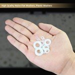 Nylon Flat Washers Assortment Kit - 820 Pieces