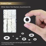 Nylon Flat Washers Assortment Kit - 820 Pieces