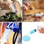 2pcs 100ml Plastic Syringe with Tubing and Connectors