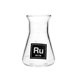 Clear Glass Erlenmeyer Flask Shot Glasses, 2.75oz