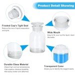 60ml Glass Reagent Media Bottles with Stopper - 2 Pack