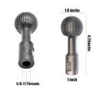 Sphere Rotary Burr for Angle Grinder 5/8-11