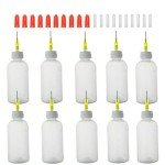 10-Pack Squeeze Bottles with 20G Needles and Caps
