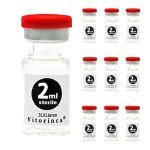 Vitorinca Sterile Empty Glass Vials - 20 Pack
