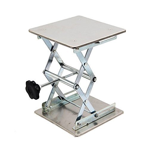 HFS® Stainless Steel Lab Jack Lift Table 6x6