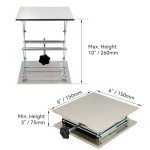 HFS® Stainless Steel Lab Jack Lift Table 6x6
