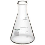 FunChem 1000 ml Glass Erlenmeyer Flask - Narrow Mouth