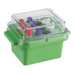 Heathrow Mini Cooler with Clear Lid, Green