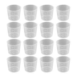 Othmro 20ml Plastic Graduated Measuring Cups - 20pcs