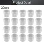 Othmro 20ml Plastic Graduated Measuring Cups - 20pcs