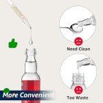 Glass Dropper Pipettes for SodaStream Flavors (6 Pack)