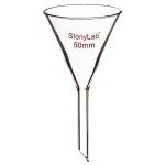 Stonylab Borosilicate Glass Funnel, 50mm Diameter