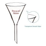 Stonylab Borosilicate Glass Funnel, 50mm Diameter