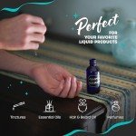 48PK Cobalt Blue Glass Bottles with Droppers