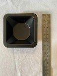 Medium Black Weighing Boats - 85mm, Pack of 50