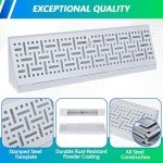 Flowild 18-Inch Wicker Baseboard Vent Cover