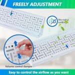 Flowild 18-Inch Wicker Baseboard Vent Cover
