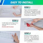 Flowild 18-Inch Wicker Baseboard Vent Cover