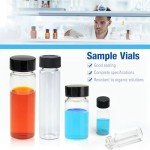 100 Pack of 4 ml Borosilicate Glass Vials