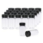 20 Pack of 5 Dram Glass Vials with Caps