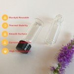 100PCS 4ML Mini Glass Vials with Screw Caps