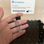 100PCS 4ML Mini Glass Vials with Screw Caps