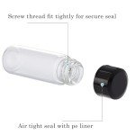 100PCS 4ML Mini Glass Vials with Screw Caps
