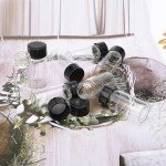 100PCS 4ML Mini Glass Vials with Screw Caps