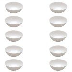 GSC International 150ml Porcelain Evaporating Dishes, Pack of 10
