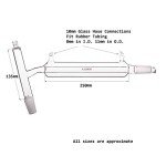 Laboy 3 Way Adapter & Liebig Condenser Set