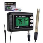 Digital pH and Temperature Meter for Labs and Aquariums