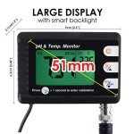 Digital pH and Temperature Meter for Labs and Aquariums