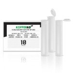 Kopperko 10-Pack Child-Resistant Pill Storage Tubes