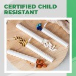 Kopperko 10-Pack Child-Resistant Pill Storage Tubes