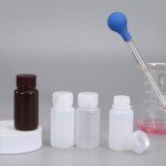 UMETASS 2 oz Amber HDPE Wide Mouth Bottles (5)