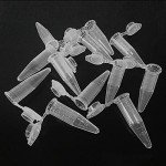 50 Pcs Clear Plastic Centrifuge Test Tubes