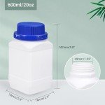 Wide Mouth Plastic Bottles 20oz - 2 Pack