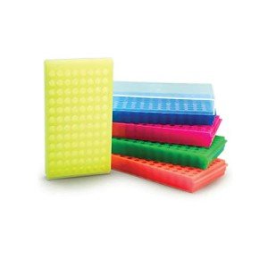 Durable 96-Place Reversible Microtube Rack Set