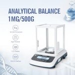 LACHOI 500g Digital Lab Analytical Balance Scale
